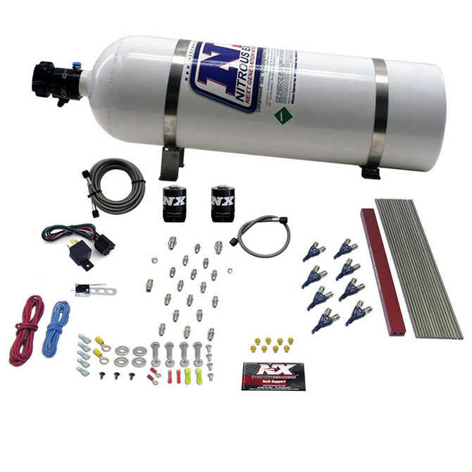 Gm-Lt1Ls1-Pro-Piranha-Nozzle-Gas-Nitrous-Kit-W15Lb-Bottle