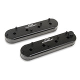 Holley 241-294  Gm Track Series Valve Covers - Small Block Chevrolet Gen Iii/Iv - Ls - Satin Black