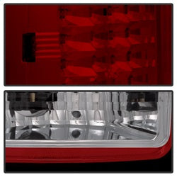 Gmc-Sierra-07-13-(Not-3500-Dually-4-Rear-Wheels)Led-Tail-Lights-Red-Clear-Alt-Yd-Gs07-Led-Rc