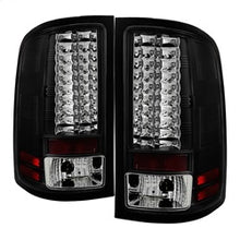 Load image into Gallery viewer, Gmc-Sierra-07-13-(Not-Fit-3500-Dually-4-Rear-Wheels)Led-Tail-Lights-Black-Alt-Yd-Gs07-Led-Bk