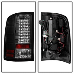 Gmc-Sierra-07-13-(Not-Fit-3500-Dually-4-Rear-Wheels)Led-Tail-Lights-Black-Alt-Yd-Gs07-Led-Bk