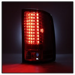 Gmc-Sierra-07-13-(Not-Fit-3500-Dually-4-Rear-Wheels)Led-Tail-Lights-Smoke-Alt-Yd-Gs07-Led-Sm