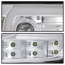 Gmc-Sierra-14-16-Projector-Headlights-Light-Bar-Drl-Chrm-Pro-Yd-Gs14v2-Lbdrl-C