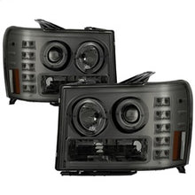 Load image into Gallery viewer, Gmc-Sierra-150025003500-07-13-Projector-Headlights-Led-Halo--Led-Smoke-Pro-Yd-Gs07-Hl-Sm