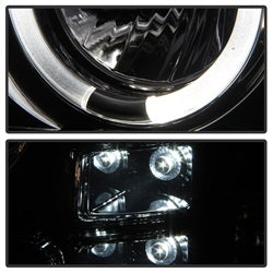 Gmc-Sierra-150025003500-07-13-Projector-Headlights-Led-Halo--Led-Smoke-Pro-Yd-Gs07-Hl-Sm