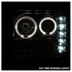 Gmc-Sierra-150025003500-07-13-Projector-Headlights-Led-Halo--Led-Smoke-Pro-Yd-Gs07-Hl-Sm