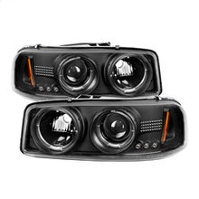 Load image into Gallery viewer, Gmc-Sierra-150025003500-99-06-Projector-Headlights-Led-Halo-Led-Black-Pro-Yd-Cde00-Hl-Bk