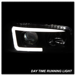 Gmc-Sierra-150025003500-99-06-V2-Projector-Headlights---Drl---Black-Pro-Yd-Cde00v2-Lb-Bk