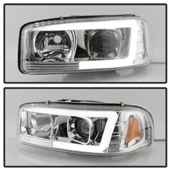 Gmc-Sierra-150025003500-99-06-V2-Projector-Headlights---Drl---Chrome-Pro-Yd-Cde00v2-Lb-C