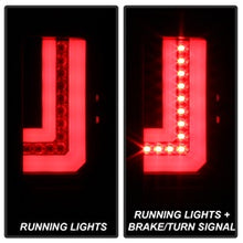 Load image into Gallery viewer, Gmc-Sierra-2016-2017-Light-Bar-Led-Tail-Lights---Black-Alt-Yd-Gs16-Led-Bk