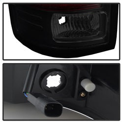 Gmc-Sierra-2016-2017-Light-Bar-Led-Tail-Lights---Black-Smoke-Alt-Yd-Gs16-Led-Bsm