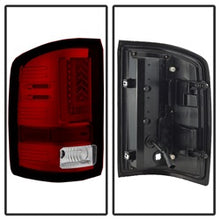 Load image into Gallery viewer, Gmc-Sierra-2016-2017-Light-Bar-Led-Tail-Lights---Red-Clear-Alt-Yd-Gs16-Led-Rc