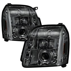 Gmc-Yukon-07-14Yukon-Denali-07-14-Projector-Headlights-Led-Halo-Led-Smke-Pro-Yd-Gy07-Hl-Sm