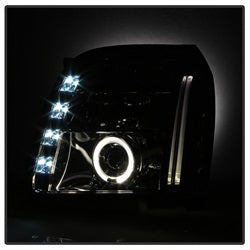 Gmc-Yukon-07-14Yukon-Denali-07-14-Projector-Headlights-Led-Halo-Led-Smke-Pro-Yd-Gy07-Hl-Sm