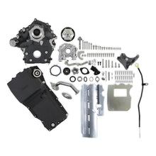 Load image into Gallery viewer, Godzilla-High-Mount-Accessory-Drive---With--Swap-Oil-Pan-And-Pump---Base-Kit---Black
