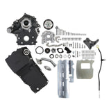 Holley 20-320BK  Godzilla High-Mount Accessory Drive - With  Swap Oil Pan And Pump - Base Kit - Black