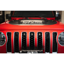Load image into Gallery viewer, Grgl-01-20-22-Jeep-Gladiator-Jt-Front-Grill-Amber-Accent-Lights