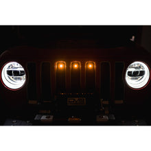 Load image into Gallery viewer, Grgl-01-20-22-Jeep-Gladiator-Jt-Front-Grill-Amber-Accent-Lights