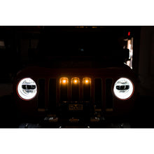 Load image into Gallery viewer, Grgl-01-20-22-Jeep-Gladiator-Jt-Front-Grill-Amber-Accent-Lights