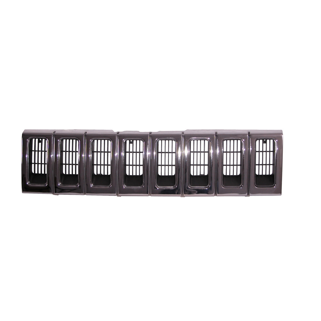 Grille-Insert-Black--Gray--Chrome-9398-Jeep-Grand-Cherokee-(Zj)