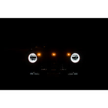 Load image into Gallery viewer, Grjl-02-18-22-Jeep-Wrangler-Jl-Front-Grill-Amber-Accent-Lights