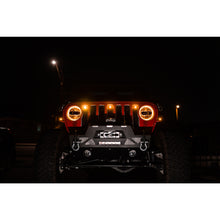 Load image into Gallery viewer, Grjl-02-18-22-Jeep-Wrangler-Jl-Front-Grill-Amber-Accent-Lights