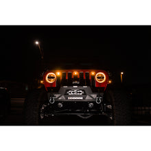 Load image into Gallery viewer, Grjl-02-18-22-Jeep-Wrangler-Jl-Front-Grill-Amber-Accent-Lights