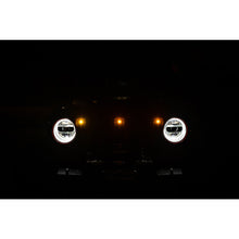 Load image into Gallery viewer, Grjl-02-18-22-Jeep-Wrangler-Jl-Front-Grill-Amber-Accent-Lights