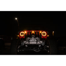 Load image into Gallery viewer, Grjl-02-18-22-Jeep-Wrangler-Jl-Front-Grill-Amber-Accent-Lights