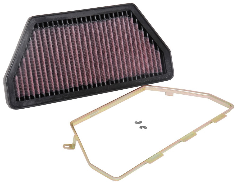 K&N HA-1017 Replacement Air Filter for Select Honda CBR1000RR, Honda CBR1000RR ABS, Honda CBR1000RR SP, Honda CBR1000RR SP2