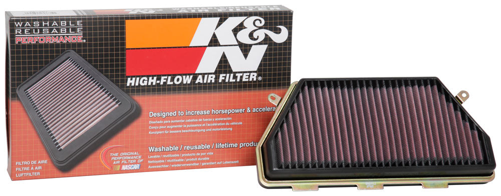 K&N HA-1017 Replacement Air Filter for Select Honda CBR1000RR, Honda CBR1000RR ABS, Honda CBR1000RR SP, Honda CBR1000RR SP2