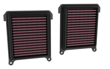 Load image into Gallery viewer, K&amp;N HA-1120 Replacement Air Filter for Select Honda CRF1100A Africa Twin, Honda CRF1100A4 Africa Twin Adventure Sports DCT, Honda CRF1100D Africa Twin, Honda CRF1100D4 Africa Twin Adventure Sports DCT, Honda CRF1100L Africa Twin, Honda CRF1100L Africa