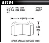 HAWK BRAKE HB194F570 Performance Street Brake Pads