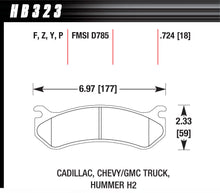Load image into Gallery viewer, HAWK BRAKE HB323Z724 Performance Street Brake Pads (4)