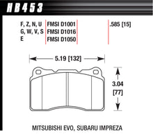 Load image into Gallery viewer, HAWK BRAKE HB453F585 Performance Street Brake Pads 2010 Camaro