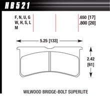 Load image into Gallery viewer, HAWK BRAKE HB521M800 SL Bridgebolt Black