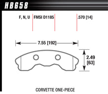 Load image into Gallery viewer, HAWK BRAKE HB658Z570 Performance Street Brake Pads (4)