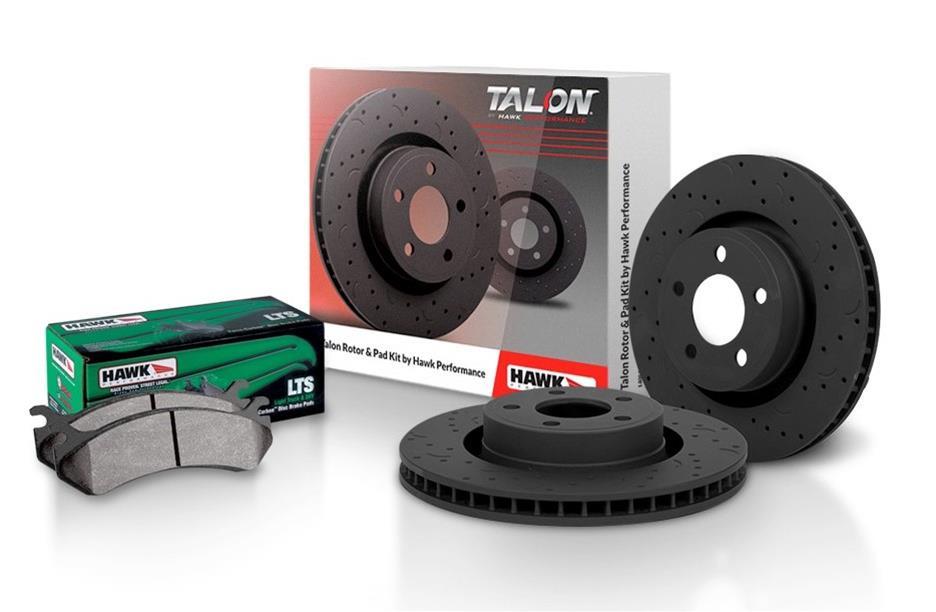 HAWK BRAKE HKC4403.561Y Rotors and Pad Kit Front - Chevy 1500 08-13