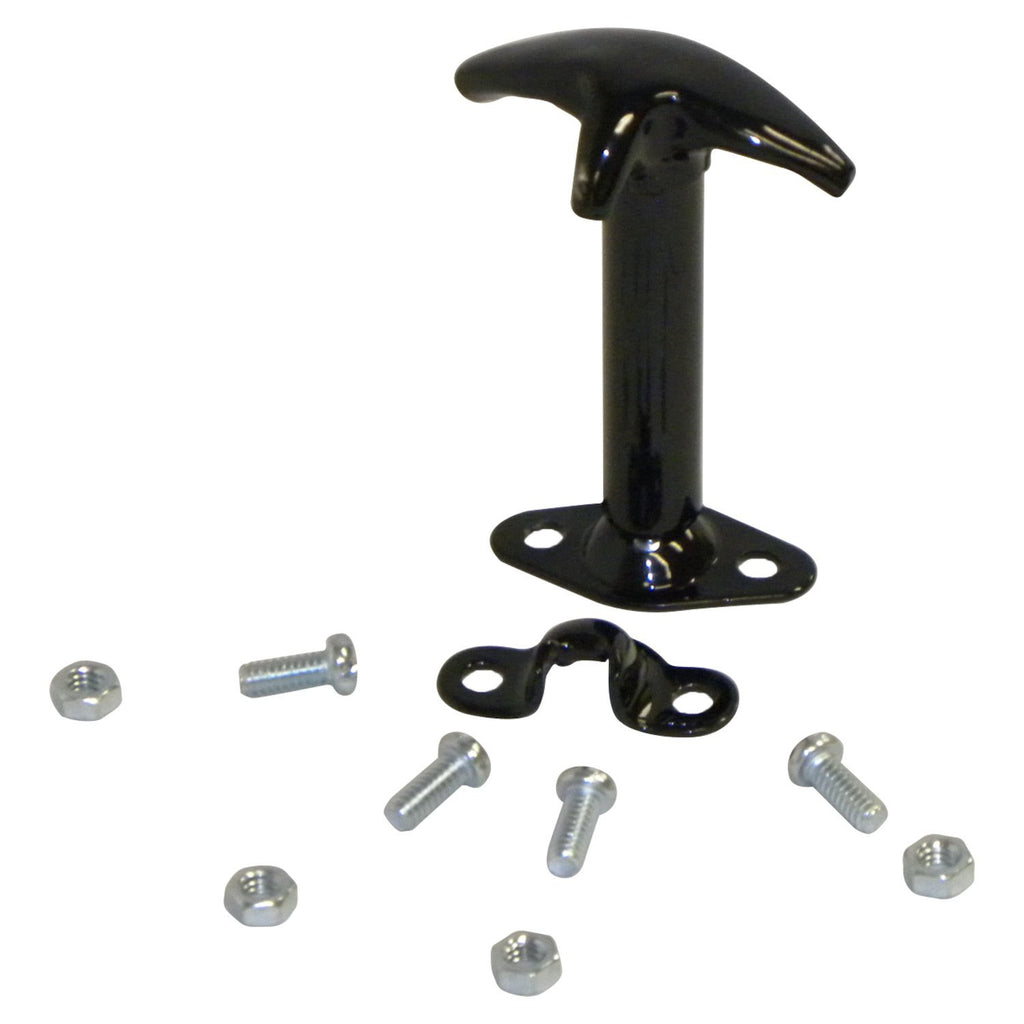 Crown Automotive Jeep Replacement HC2 Black Hood Catch Kit for 1941-1995 Jeep MB, CJs & YJ Wrangler, Left or Right for Select Jeep CJ3, Jeep CJ5, Jeep CJ6, Jeep CJ7, Jeep Scrambler, Jeep Willys, Jeep Wrangler, Willys MB