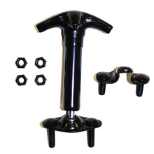 Load image into Gallery viewer, Crown Automotive Jeep Replacement HC4 Black Rubber Coated Hood Catch Kit for 41-95 CJs, MB, YJ Wrangler, L or R for Select Jeep CJ3, Jeep CJ5, Jeep CJ6, Jeep CJ7, Jeep Scrambler, Jeep Willys, Jeep Wrangler, Willys CJ2A, Willys MB