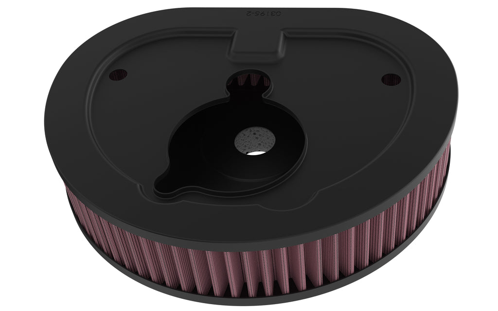K&N HD-1390 Replacement Air Filter for Select Harley-Davidson FLHR Road King, Harley-Davidson FLHS Electra Glide Sport, Harley-Davidson FLHT Electra Glide Standard, Harley-Davidson FLHTC Electra Glide Classic, Harley-Davidson FLHTCU Electra Glide Ultra