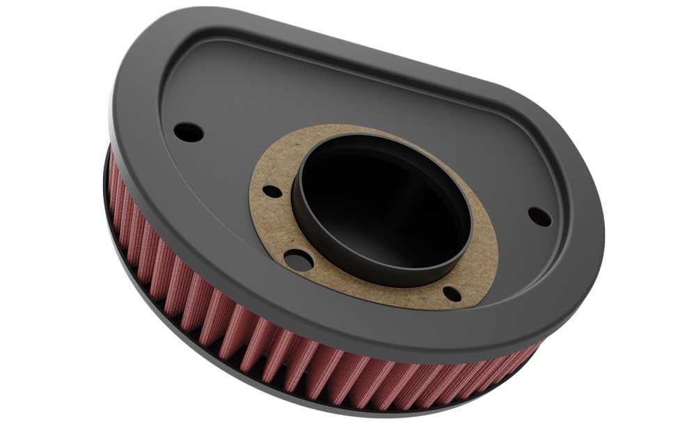 K&N HD-1499 Replacement Air Filter for Select Harley-Davidson FLHR Road King, Harley-Davidson FLHRC Road King Classic, Harley-Davidson FLHRCI Road King Classic, Harley-Davidson FLHRI Road King, Harley-Davidson FLHRS Road King Custom, Harley-Davidson