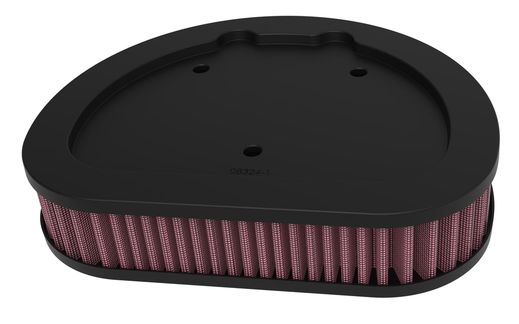 K&N HD-1508 Replacement Air Filter for Select Harley-Davidson FLHR Road King, Harley-Davidson FLHRC Road King Classic, Harley-Davidson FLHRSE4 Screamin Eagle Road King, Harley-Davidson FLHT Electra Glide Standard, Harley-Davidson FLHTC Electra Glide
