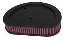 Load image into Gallery viewer, K&amp;N HD-1508 Replacement Air Filter for Select Harley-Davidson FLHR Road King, Harley-Davidson FLHRC Road King Classic, Harley-Davidson FLHRSE4 Screamin Eagle Road King, Harley-Davidson FLHT Electra Glide Standard, Harley-Davidson FLHTC Electra Glide