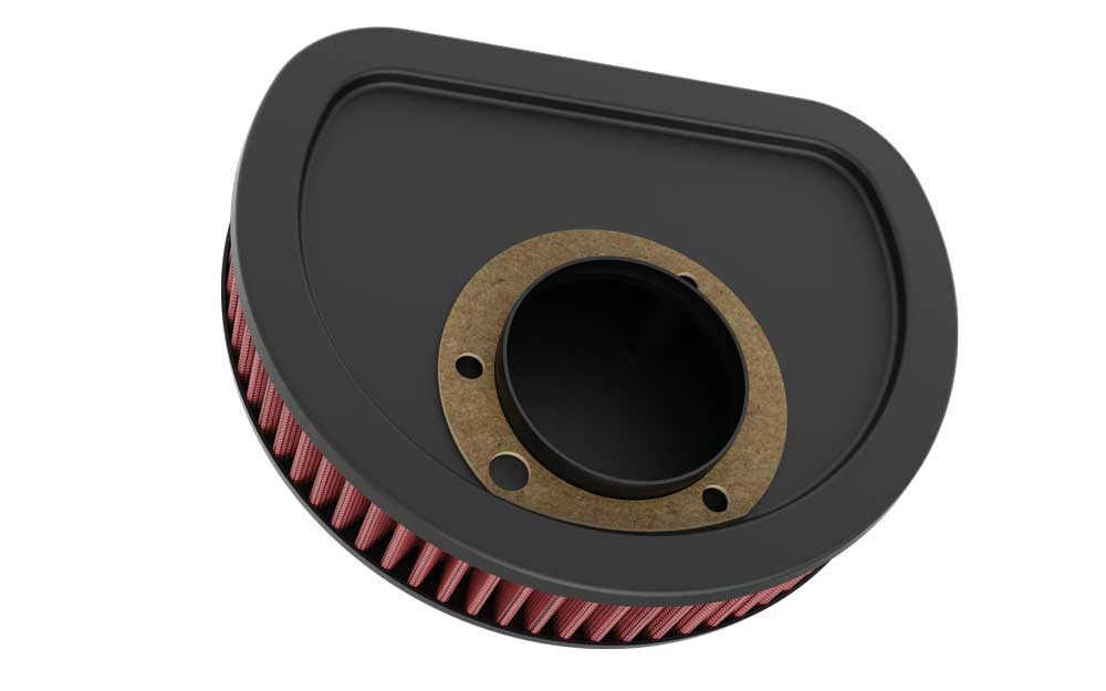 KN-Replacement-Air-Filter-7.125In-L-X-5.688In-W-X-1.625In-H-For-Harley-Davidson