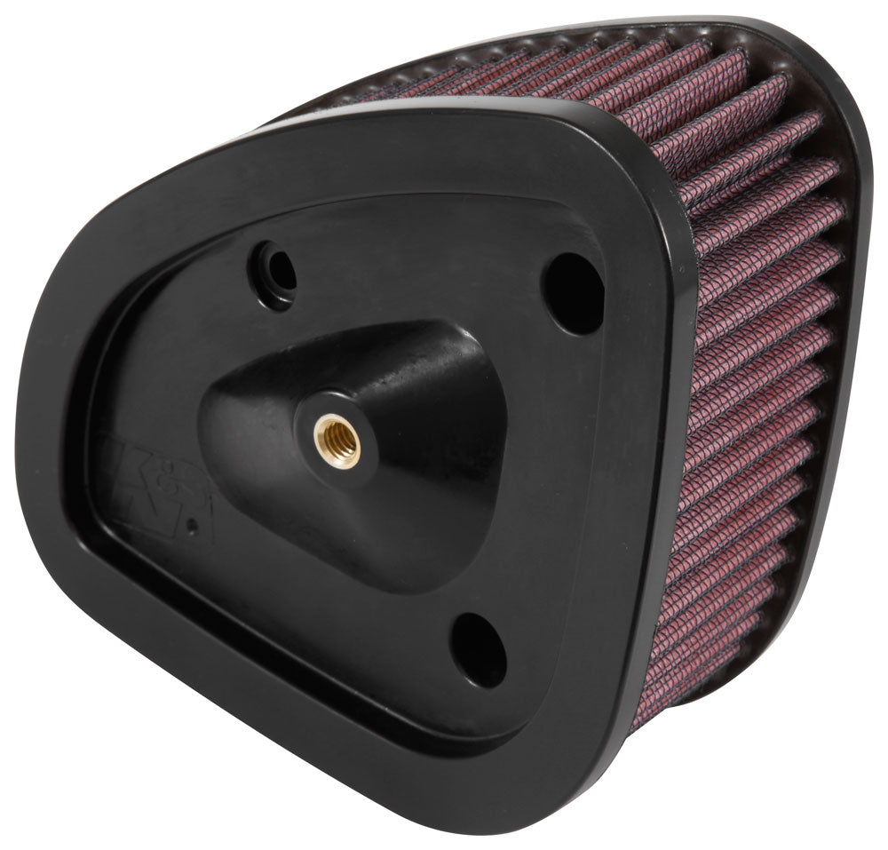 K&N HD-1717 Replacement Air Filter for Select Harley-Davidson FLHR Road King, Harley-Davidson FLHRXS Road King Special, Harley-Davidson FLHT Electra Glide Standard, Harley-Davidson FLHTCU Electra Glide Ultra Classic, Harley-Davidson FLHTCUTG Tri Glide
