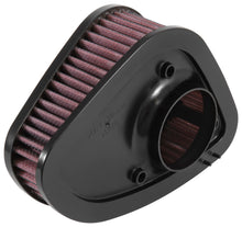 Load image into Gallery viewer, K&amp;N HD-1717 Replacement Air Filter for Select Harley-Davidson FLHR Road King, Harley-Davidson FLHRXS Road King Special, Harley-Davidson FLHT Electra Glide Standard, Harley-Davidson FLHTCU Electra Glide Ultra Classic, Harley-Davidson FLHTCUTG Tri Glide