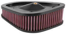 Load image into Gallery viewer, K&amp;N HD-1717 Replacement Air Filter for Select Harley-Davidson FLHR Road King, Harley-Davidson FLHRXS Road King Special, Harley-Davidson FLHT Electra Glide Standard, Harley-Davidson FLHTCU Electra Glide Ultra Classic, Harley-Davidson FLHTCUTG Tri Glide
