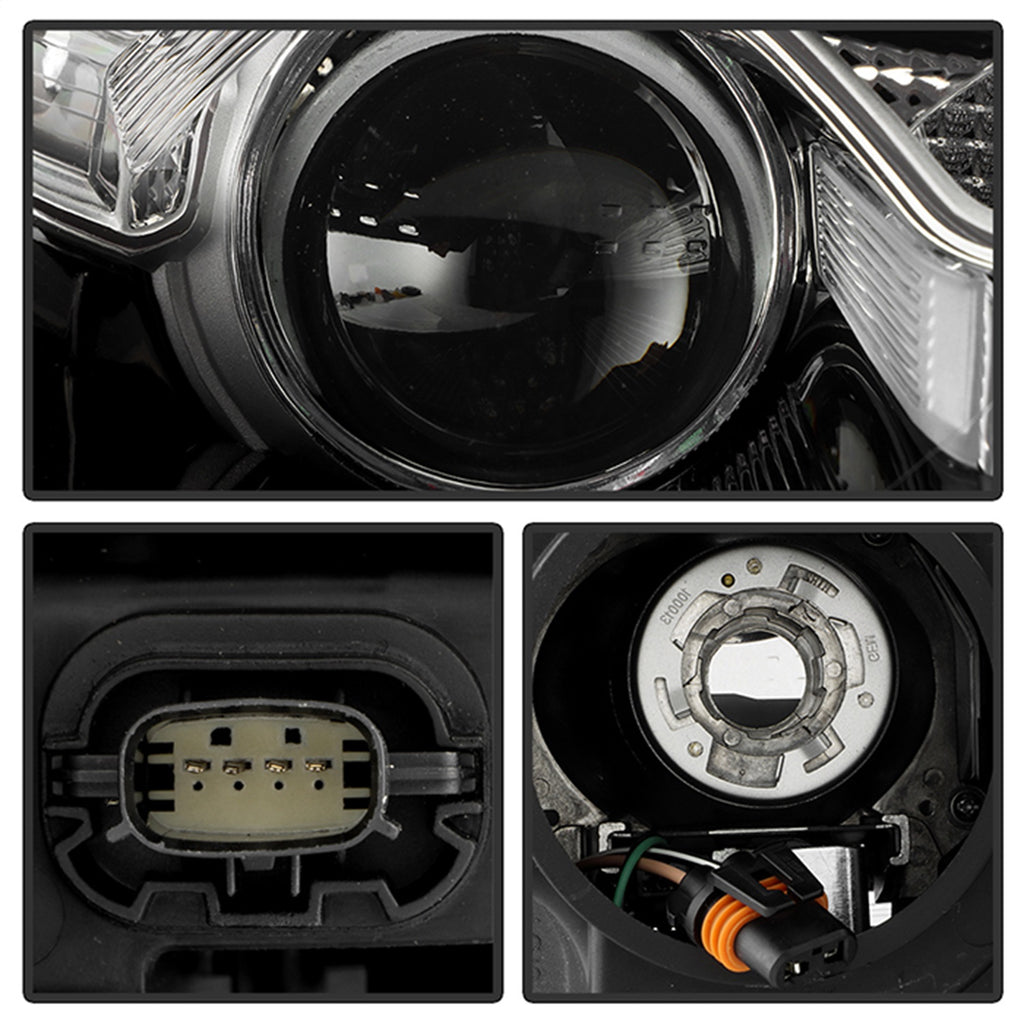 Spyder Auto 9053047 Light Bar Projector Headlights for Select Jeep Grand Cherokee