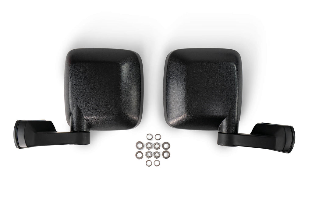 DV8 Offroad HDJL-01F Half Door with Aluminum Mesh; Front for Select Jeep Gladiator, Jeep Wrangler